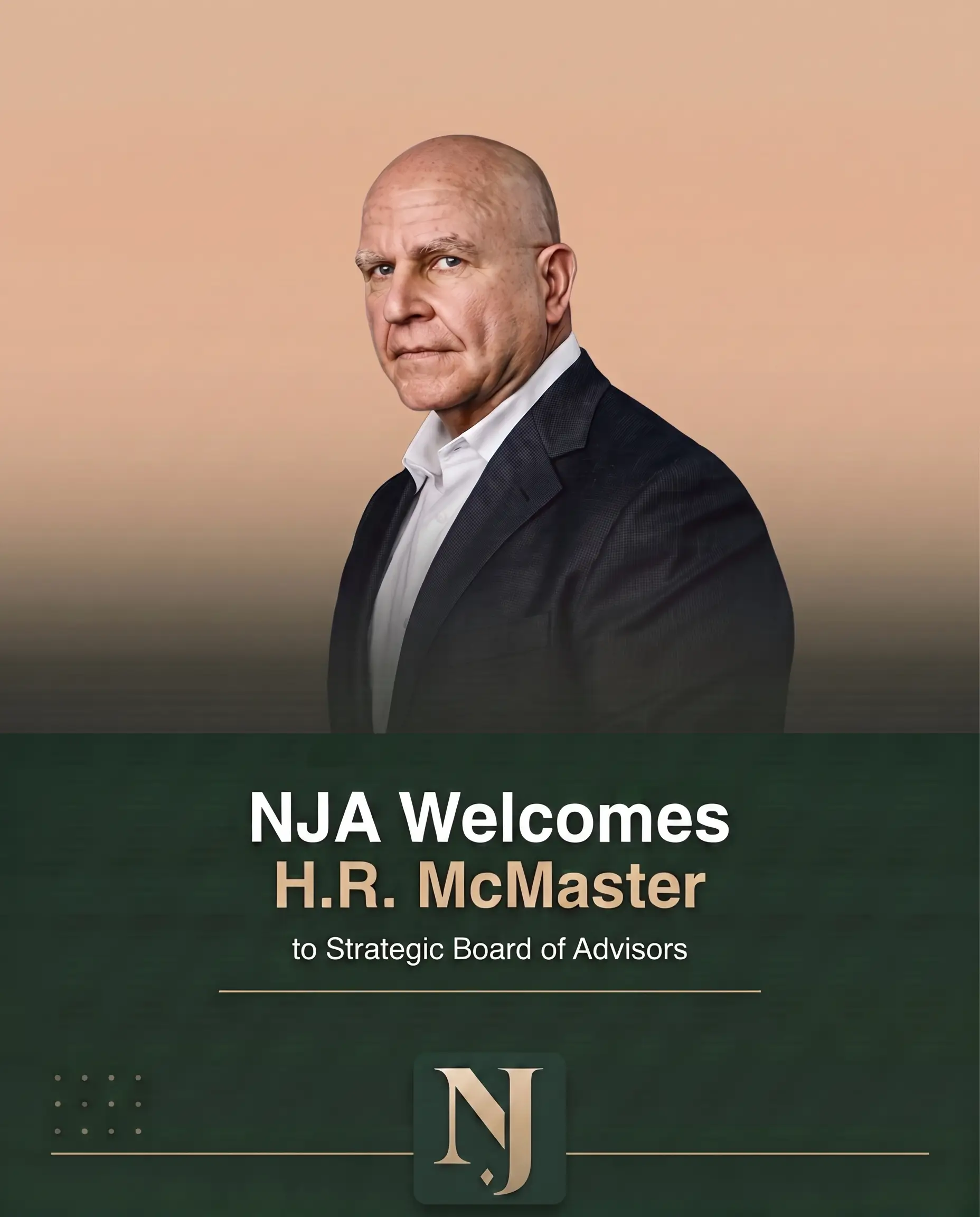 Neil Jesani Advisors welcomes H.R. McMaster to its Strategic Board of Advisors — July 16, 2026, Fort Lauderdale, FL.